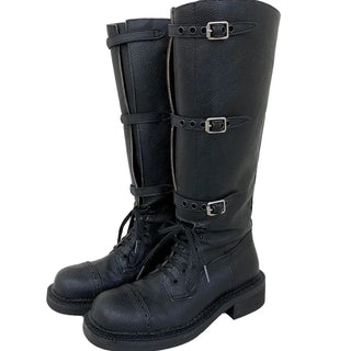 Lace-up Long Boots