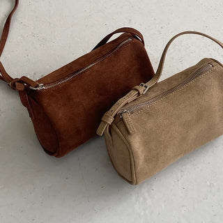 way Suede Mini Bag   Tote and Crossbody Bag Two-way Bag Handbag
