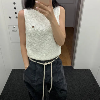 Pendant knit slub