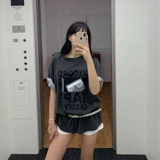 Pigment Record short sleeves