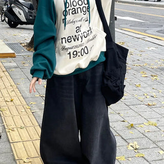 Unisex Radin Washed Wide Balloon Pants (2 colors)