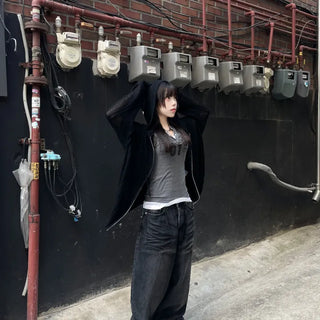 Unisex Mud Dirty Wash Wide Pants (2 colors)