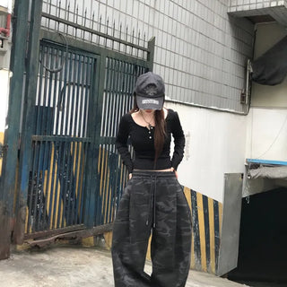Unisex Rouge Wide Camo Sweatpants (2 colors)