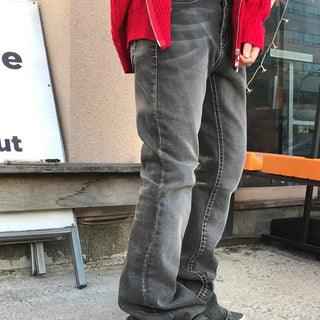 Betty Stitch Catbrush Low Bootcut Pants