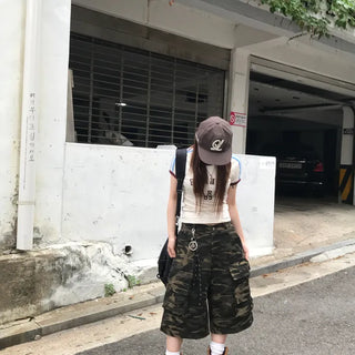 Ito Unique Multi Cargo Bermuda Pants (2 colors)