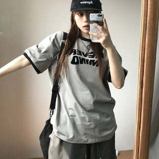 Unisex Never Oversized Ringer T-shirt (2 colors)