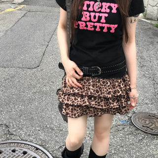 Riti Hot Pink 3D Lettering Short Sleeve