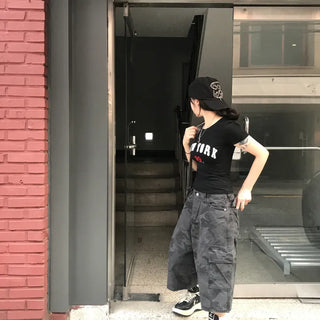 Joy Hip Girl New York Boucle Lettering Short Sleeve Tee