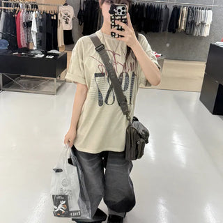 Unisex Naoto Vintage Catret Pigment Short Sleeve Tee