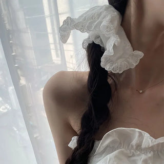 Melition Lace Square Scrunchie
