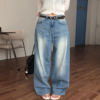 Fkill Summer Denim Wide Pants