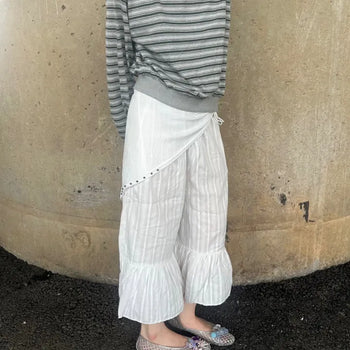 Bonbon Frill Wide Pants