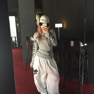 Double cross sweat pants