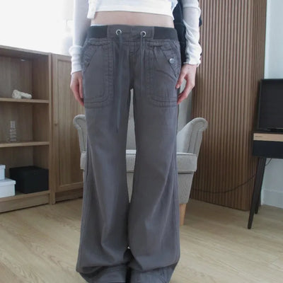 Vintage elastic waist pants