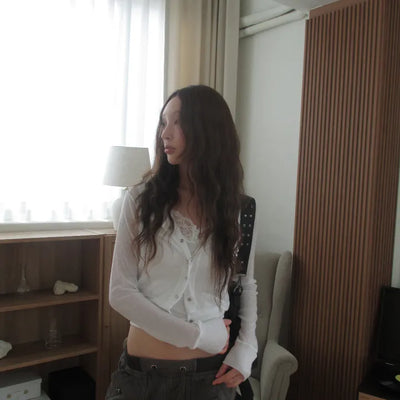 Snap button cardigan (3 colors)