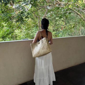 White Flare Long Skirt