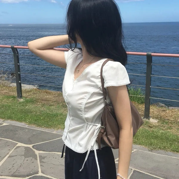 Anna short-sleeved blouse