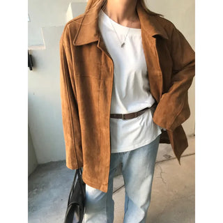 Midi Suede Jacket (2 colors)