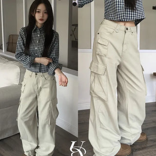 Tape Pocket Cotton Long Pants