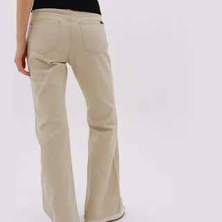 Bebe Midrise Cotton Bootcut Pants