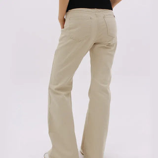 Bebe Midrise Cotton Bootcut Pants