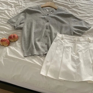 Rosia Hazzi Short Sleeve Knit Cardigan