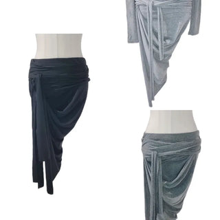 STRAP Low-Rise Slit Skirt