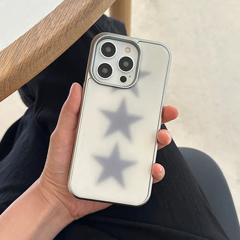 vintage stars ⋆⭒˚｡⋆ Epoxy Silver Bumper iPhone 17 Galaxy S26 Flip Fold MagSafe Phone Case