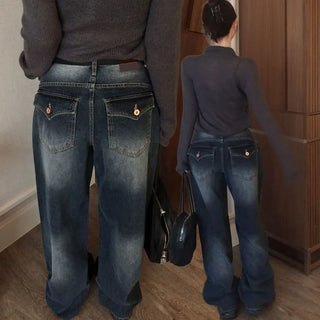 Jesfit Pocket Denim Wide Pants