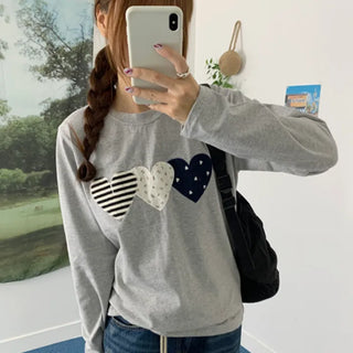 Kids' heart patch embroidered t-shirt