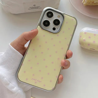 Lemon Silver Epoxy Bumper iPhone 17 Pro Pro Max Galaxy S26 Flip 7 MagSafe Phone Case