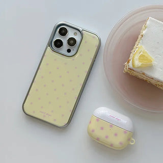 Lemon Silver Epoxy Bumper iPhone 17 Pro Pro Max Galaxy S26 Flip 7 MagSafe Phone Case