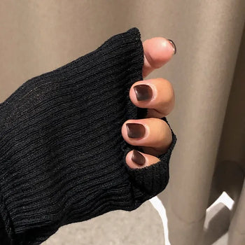 *Cinched Waist/Glam Fit* I Do Me Transitional Season Slit V-Neck Long Sleeve Knit