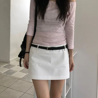 Ivy Off-shoulder T-shirt (3 colors)