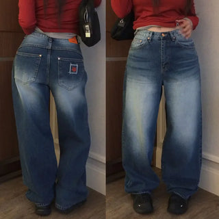 Sundance Patch Denim Wide Pants