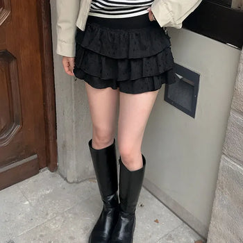 Todd Frill Mini Skirt