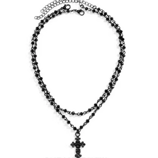 cross dubble necklace
