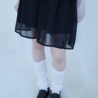 Airy Shirred Midi Skirt