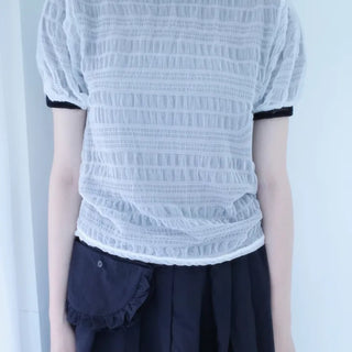 Bubble Shirring Tee