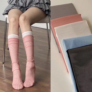 Cheming see-through socks