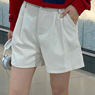 Simple Basic Cotton Plain Shorts
