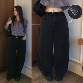 Billiton embroidered balloon wide pants