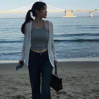 Lumi Deep V-Neck Cardigan