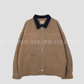Vintage pocket work jacket