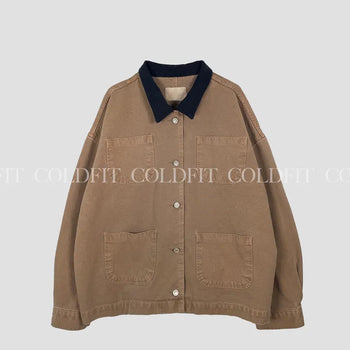 Vintage pocket work jacket