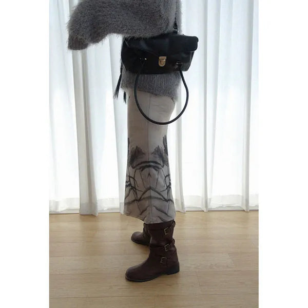 Rider Buckle Long Boots