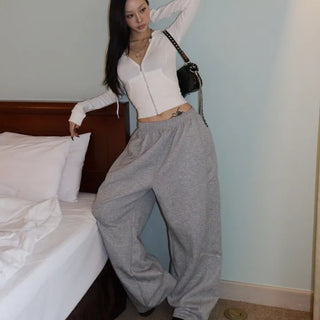 BASIC Low-rise Tracksuit Pants