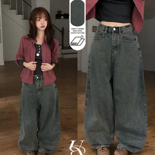 Mons Volume Denim Wide Long Pants