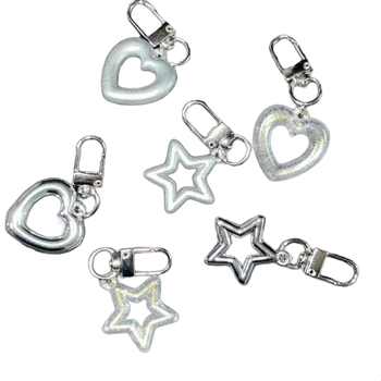 Custom sparkly keyring