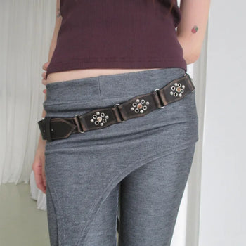 Vintage washed belt